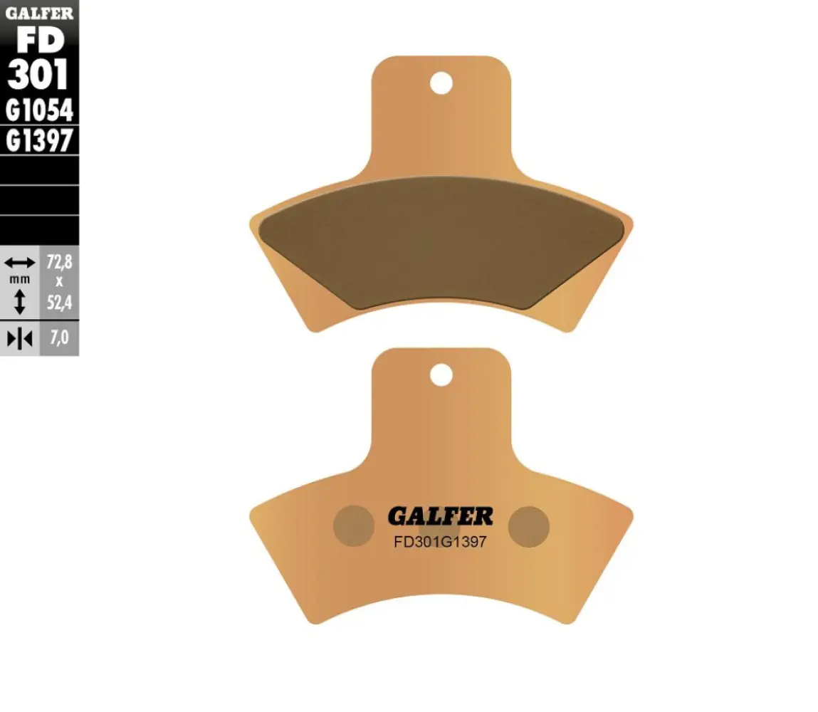 GALFER - BRAKE PAD SINTERED ATV - 17213554