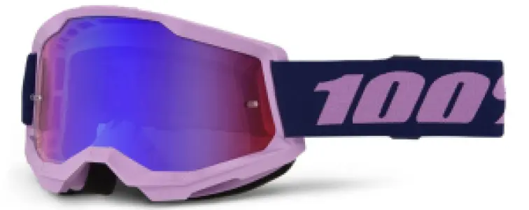 100% - GOGGLE STRATA 2 PURPLE - RED/B - 26014051