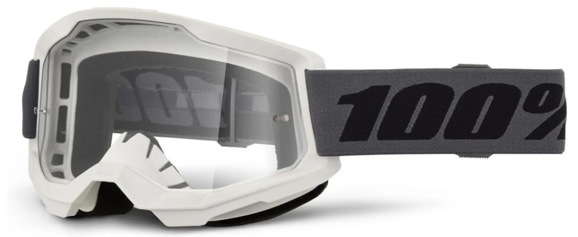 100% - GOGGLE STRATA 2 GREY - CLEAR - 26014054