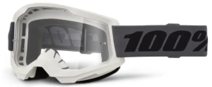 100% - GOGGLE STRATA 2 GREY - CLEAR - 26014054
