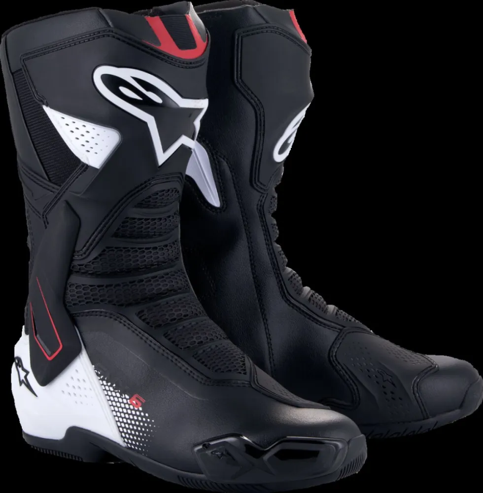 ALPINESTARS (ROAD) - BOOTS SMX-6 V3 BK/WH/RD GRAPHI - 34041832