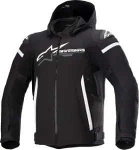 ALPINESTARS (ROAD) - JACKET ZACA WP BLACK/WHITE M - 28206016