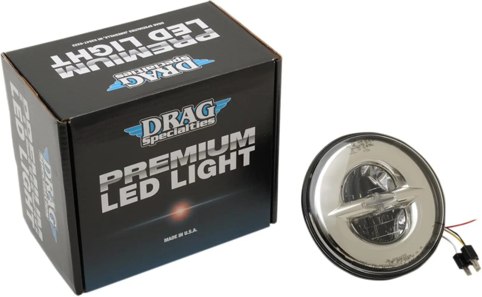 DRAG SPECIALTIES - HEADLIGHT 7 LED REFL ECE - 20011542