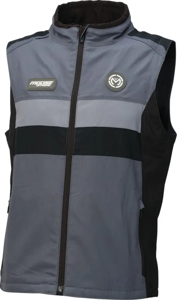MOOSE OFFROAD SOFT-GOODS - VEST MOTO MOOSE GRAY/BLACK 3XL - 28300766