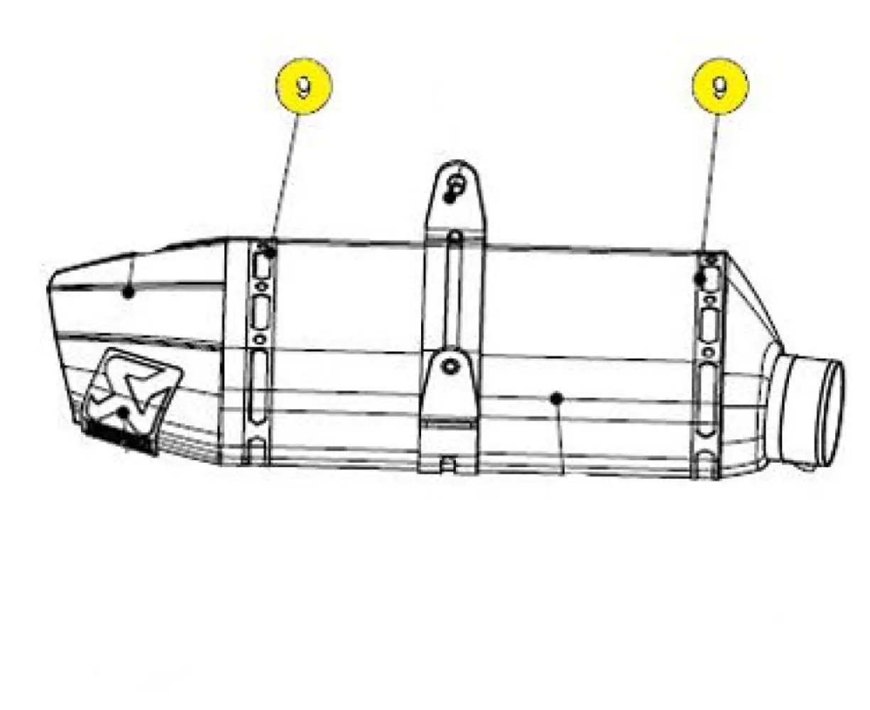 AKRAPOVIC - BELT TI - 18602579