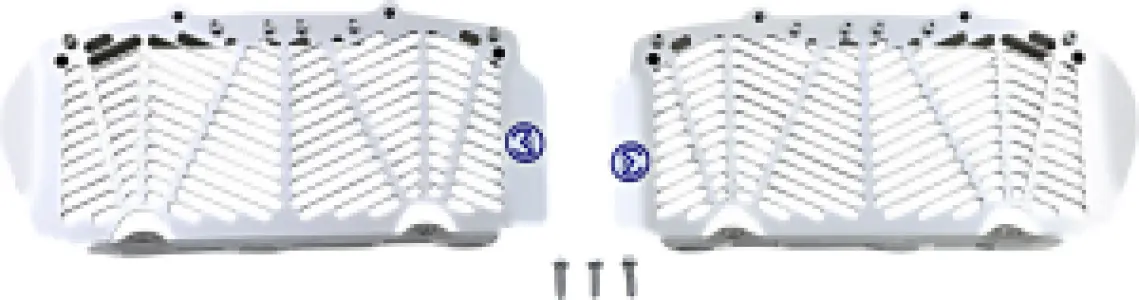 MOOSE OFFROAD HARD-PARTS - GUARDS RAD MSK KTM/HUSQ - 19010825