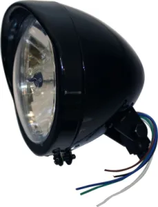 DRAG SPECIALTIES - HEADLIGHT 5.75 BLK CLR  - 20011121