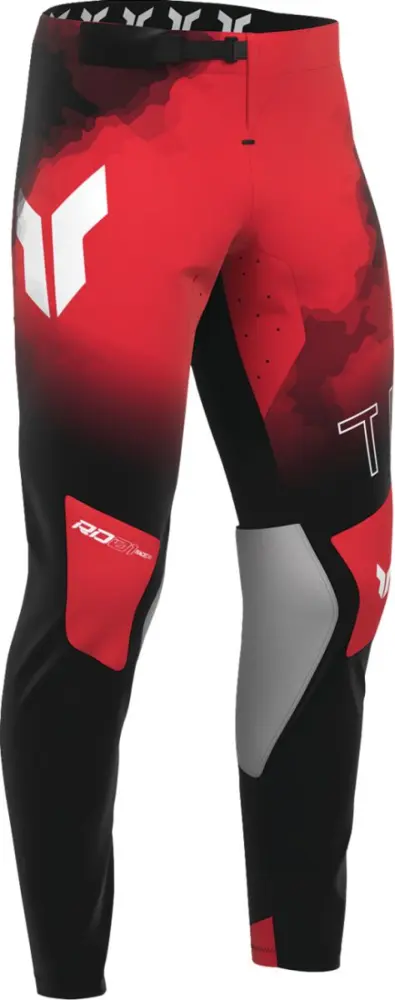 THOR - PANT SPORTMODE CARBON BK/RD 34 - 290112775