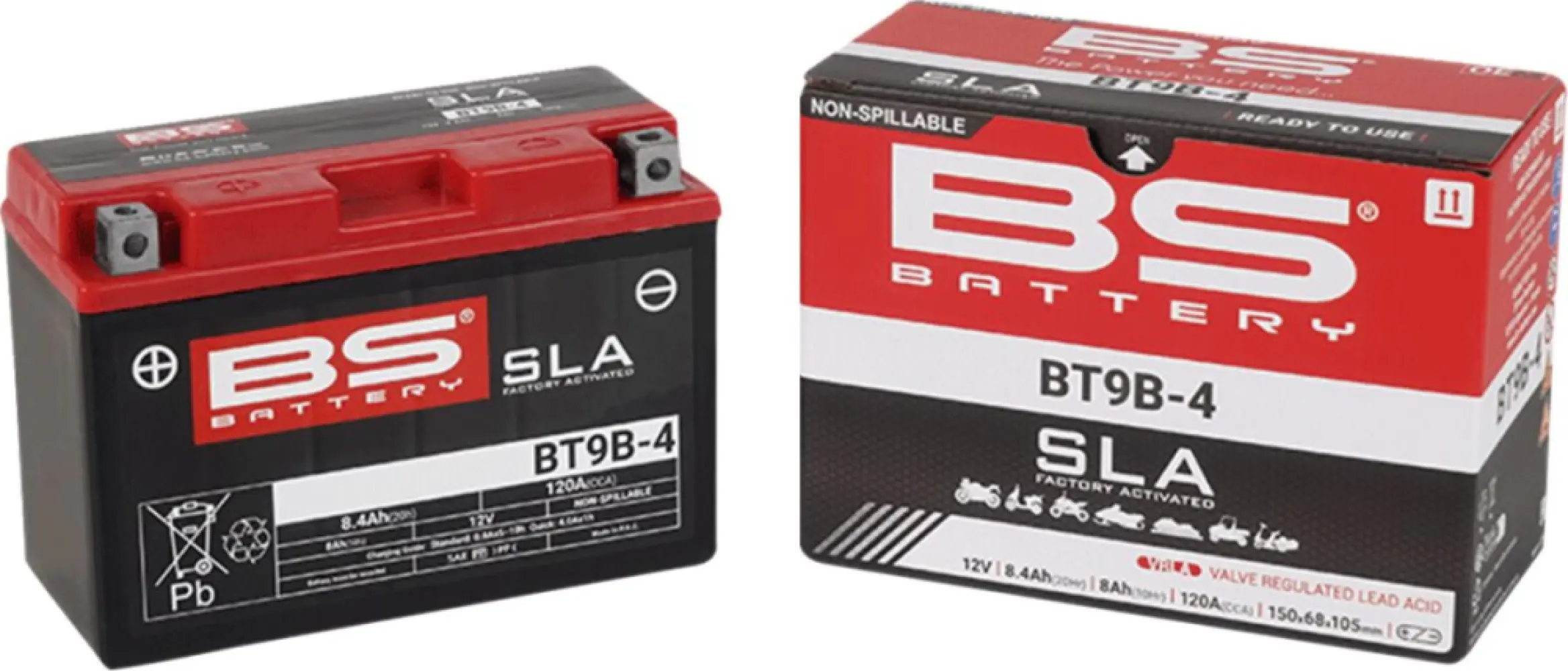 BS BATTERY - BATTERY BS BT9B-4 SLA - 21130620