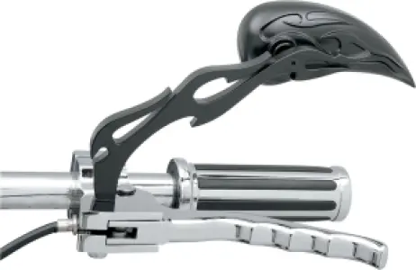 DRAG SPECIALTIES - MIRROR FLM/FLM STM BLK - 06400289