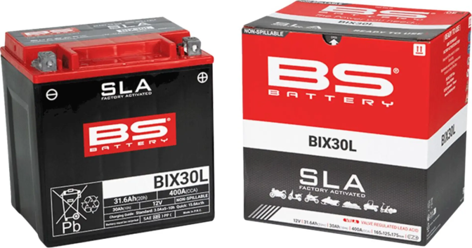 BS BATTERY - BATTERY BS BIX30L SLA - 21130644