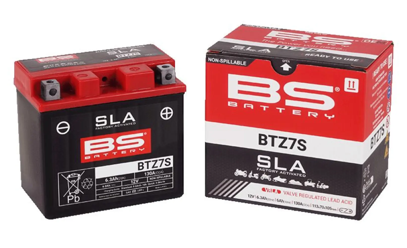 BS BATTERY - BATTERY BS BTZ7S SLA - 21130992