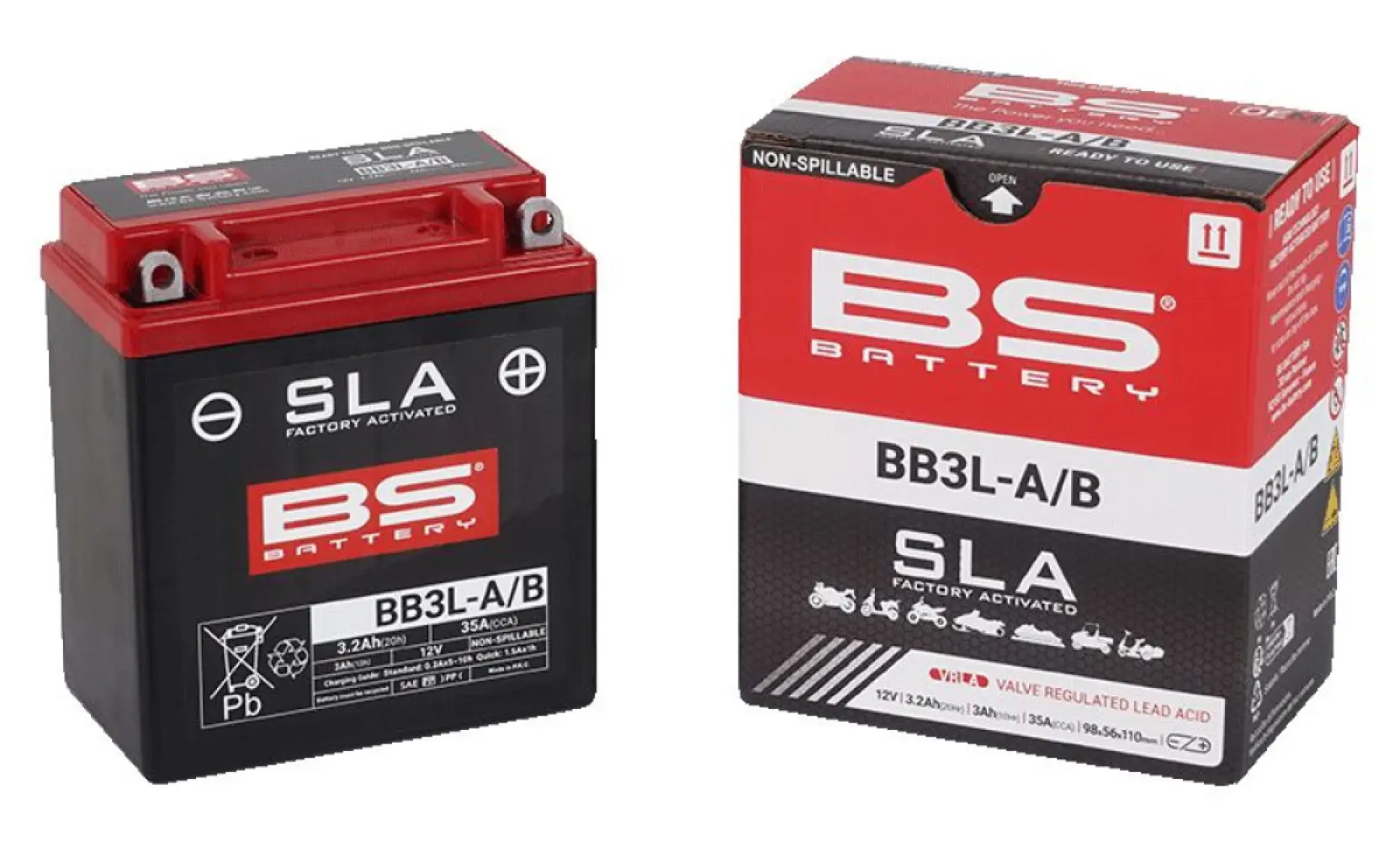 BS BATTERY - BATTERY BS BB3L-B SLA - 21130965