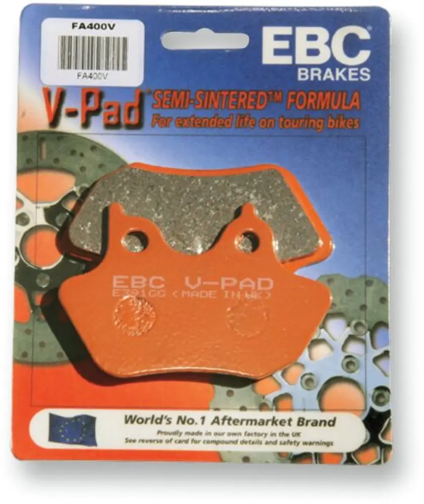 EBC - BRAKE PAD VEE SEMISNTRD  - 17211450