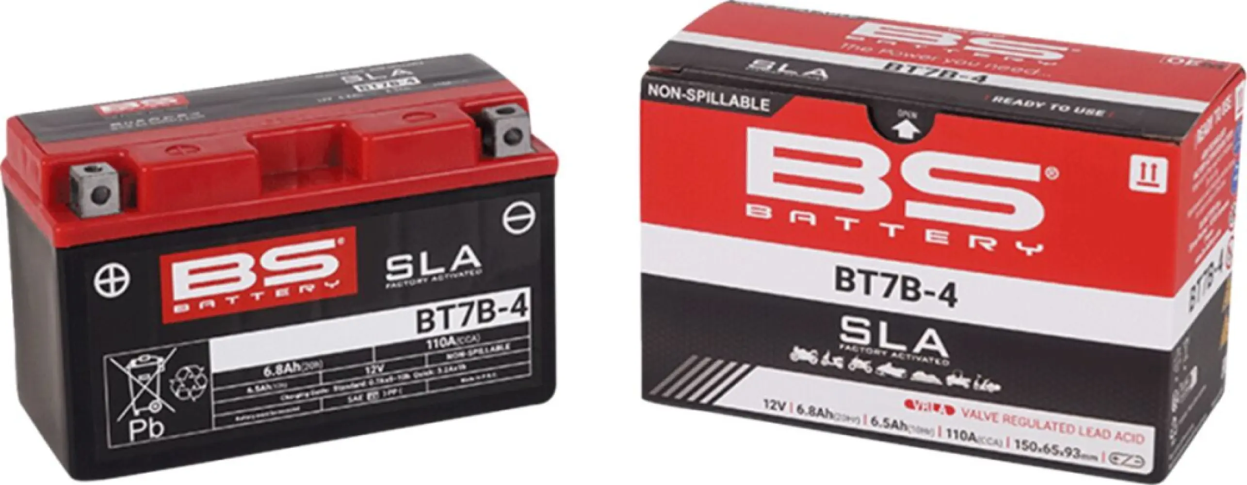 BS BATTERY - BATTERY BS BT7B-4 SLA - 21130619