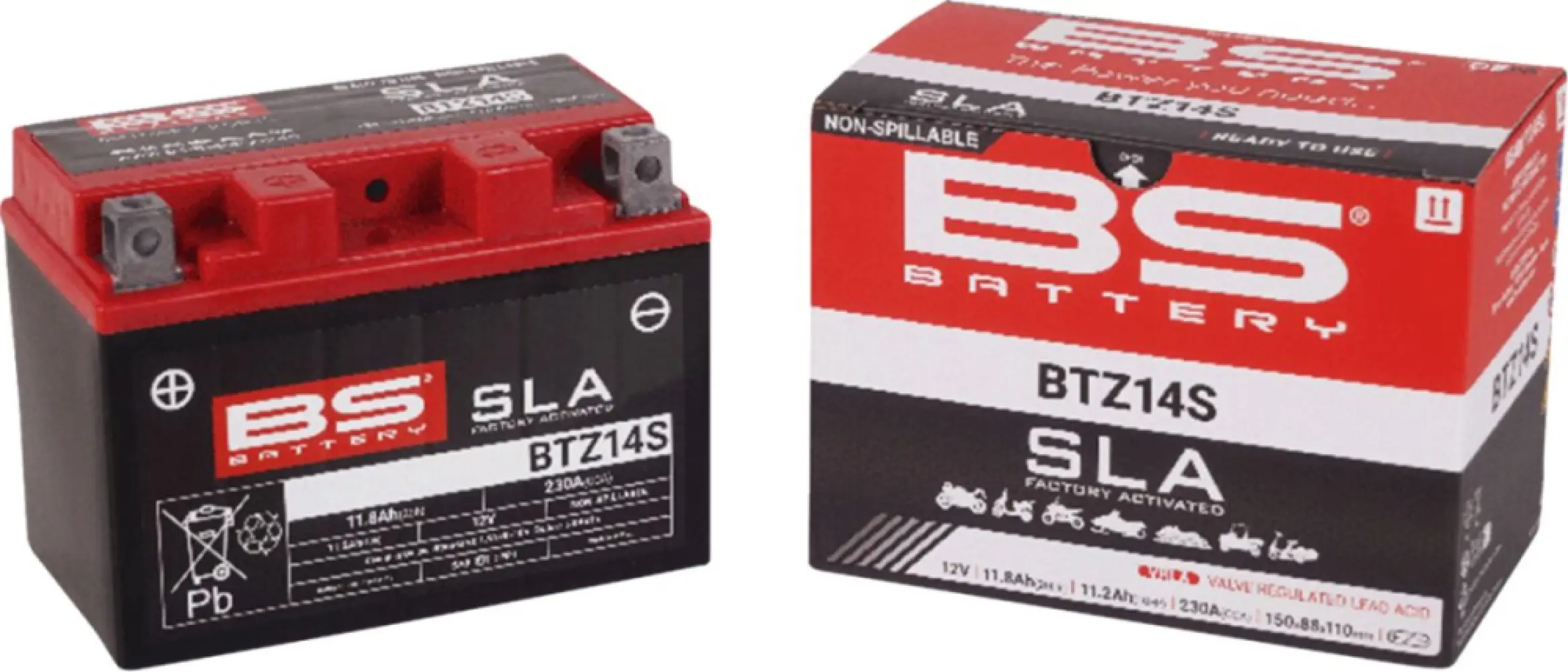 BS BATTERY - BATTERY BS BTZ14S SLA - 21130624