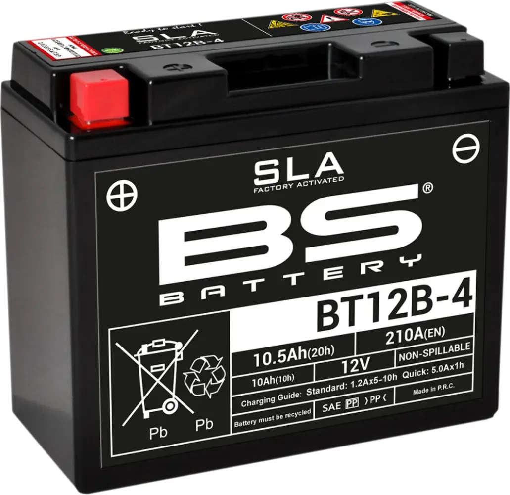 BS BATTERY - BATTERY BS BT12B-4 SLA - 21130623