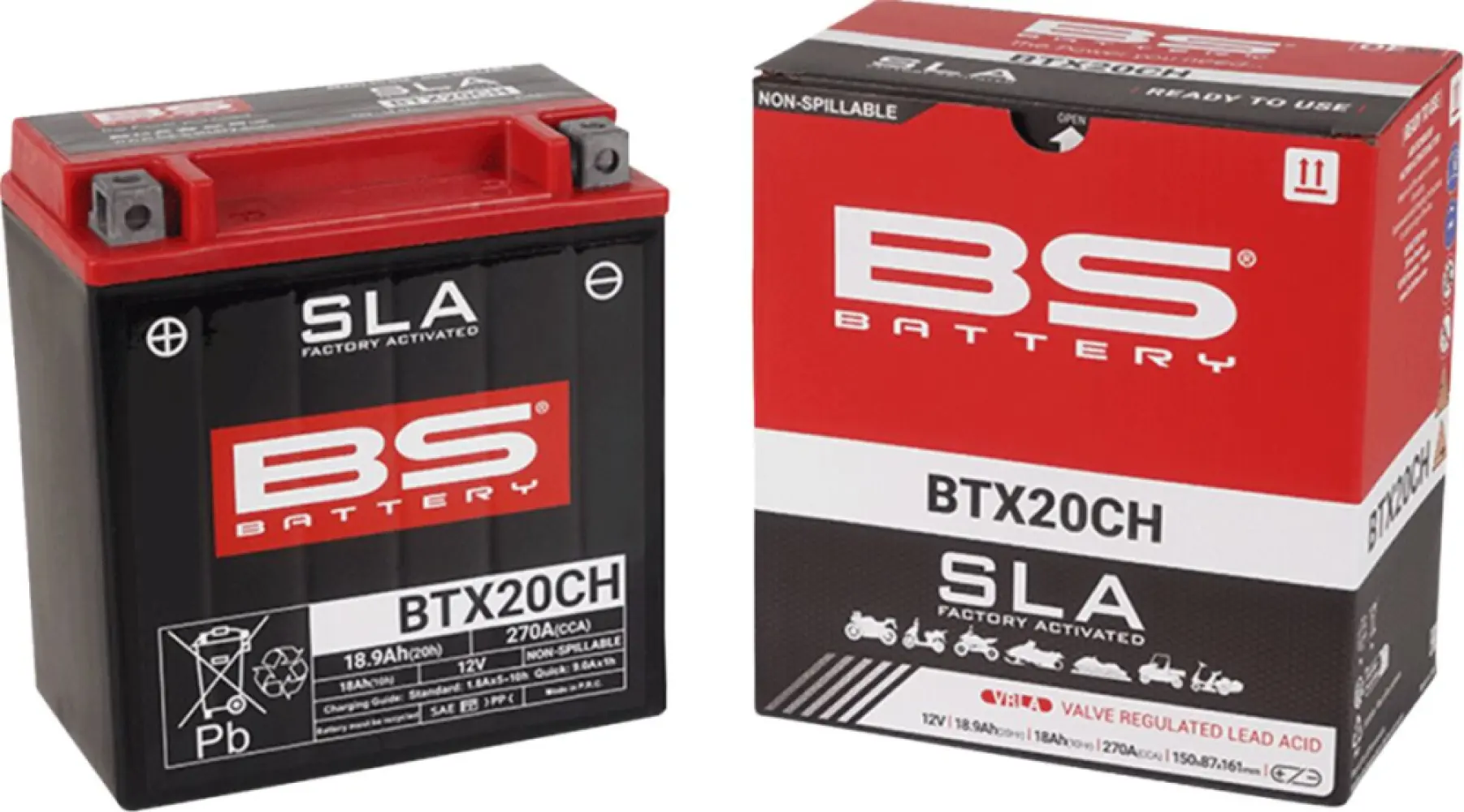 BS BATTERY - BATTERY BS BTX20CH SLA - 21130639