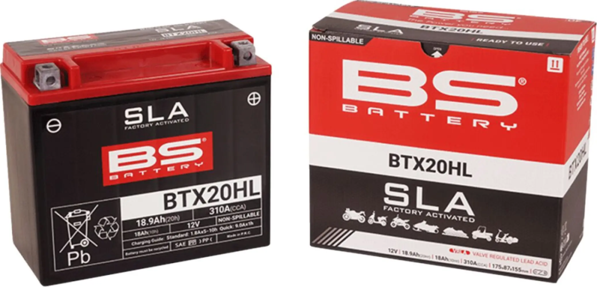 BS BATTERY - BATTERY BS BTX20HL SLA - 21130640