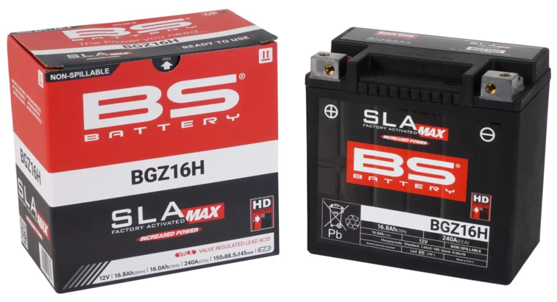 BS BATTERY - BATTERY BS BGZ16H SLA-MAX - 21130937