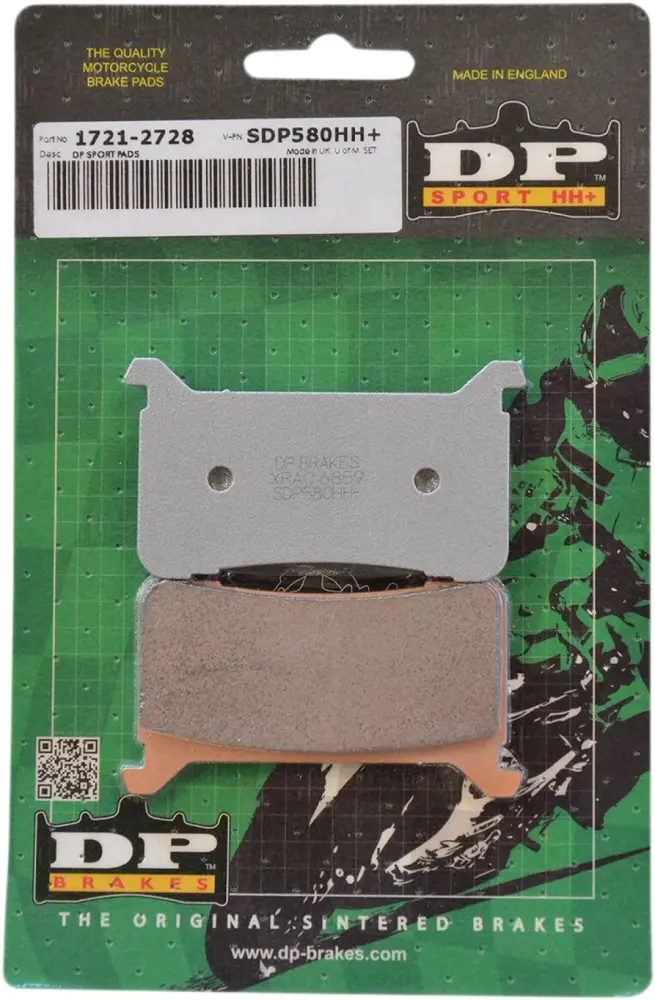 DP BRAKES - BRAKE PAD SINTRD SDP580HH - 17212728