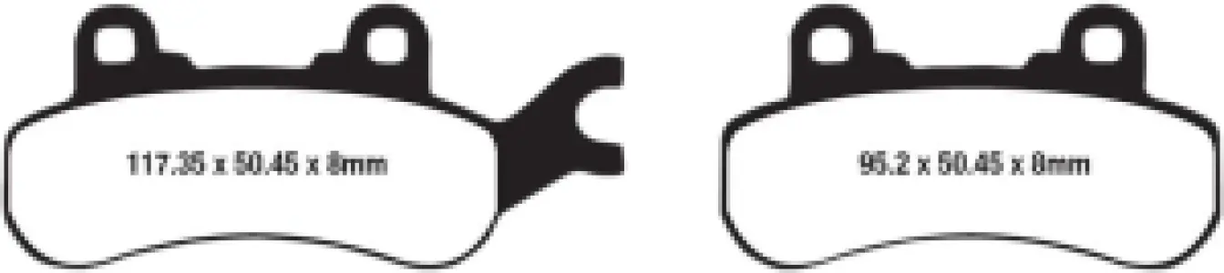 EBC - BRAKE PAD SINT R SERIES - 17212791