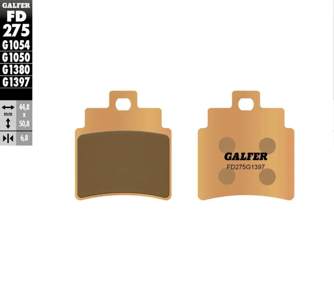 GALFER - BRAKE PAD SINTERED ATV - 17213552