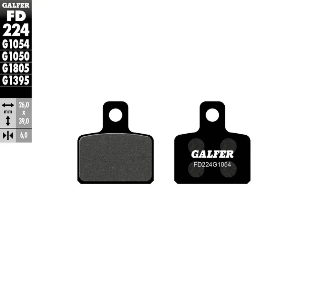 GALFER - BRAKE PAD SEMI METAL - 17213559