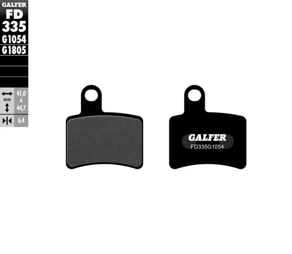 GALFER - BRAKE PAD SEMI METAL - 17213563
