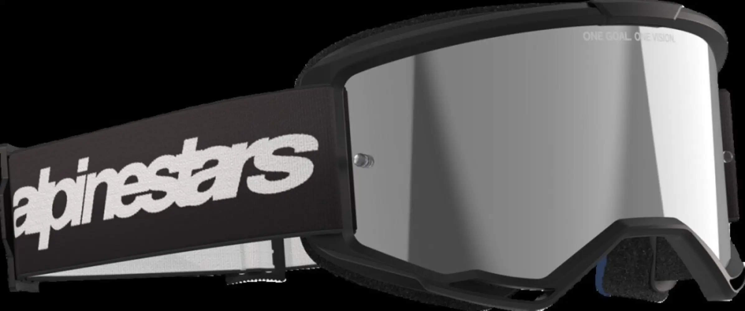 ALPINESTARS GOGGLES - GOGGLE VISION 3 WORDMARK BLK M - 26013783