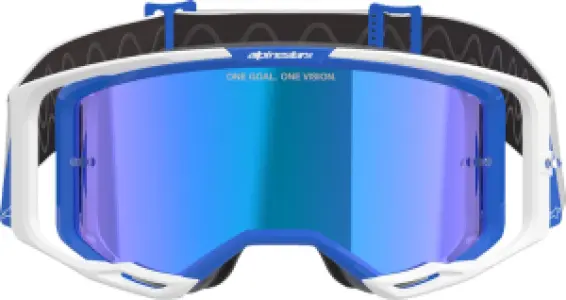 ALPINESTARS GOGGLES - GOGGLE VISION 8 CORP BL/WT MIR - 26013899