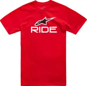ALPINESTARS (CASUALS) - TEE CSF RIDE 4 RD/W/BK S - 303023681