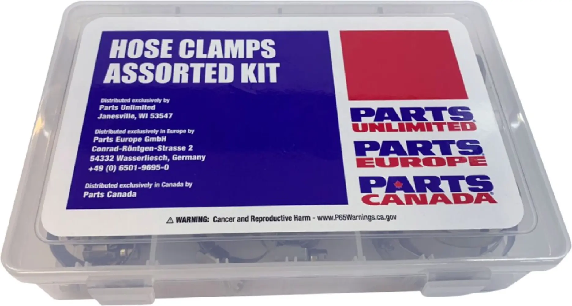 PARTS UNLIMITED - HOSE CLAMP ASST KIT 60PCS - 24020279