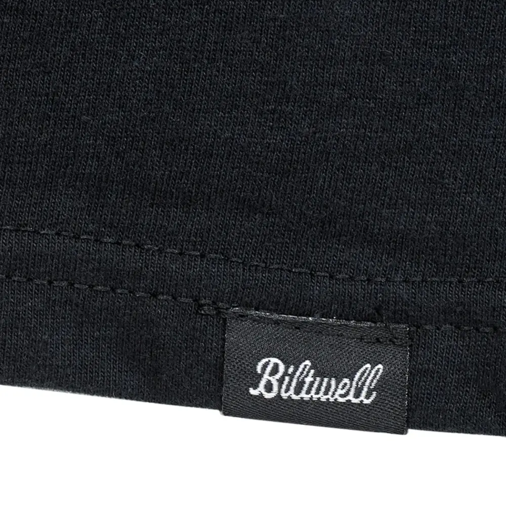 BILTWELL - TEE SCRIPT GREY BK MD - 303024908