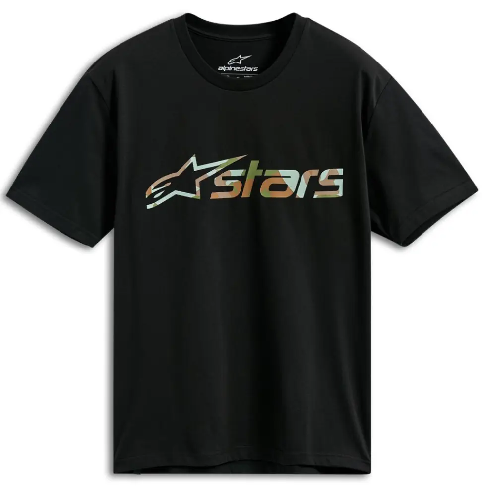ALPINESTARS (CASUALS) - TEE SS CSF VERDURE CAMO BLACK  - 303025360