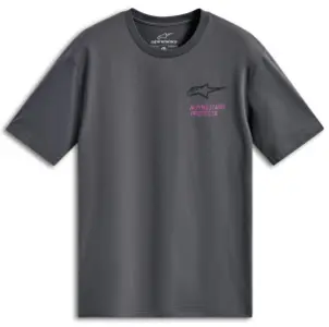 ALPINESTARS (CASUALS) - TEE SS CSF POP HELMET CHARCOAL - 303025365