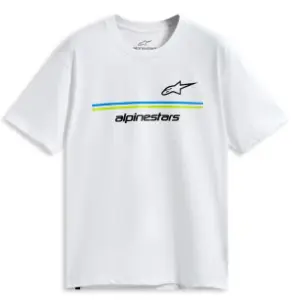 ALPINESTARS (CASUALS) - TEE SS CSF LANES WHITE L - 303025411
