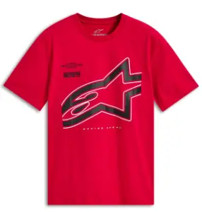 ALPINESTARS (CASUALS) - TEE SS CSF AUTHORITY RED M - 303025425
