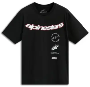 ALPINESTARS (CASUALS) - TEE SS CSF ABUS BLACK M - 303025450