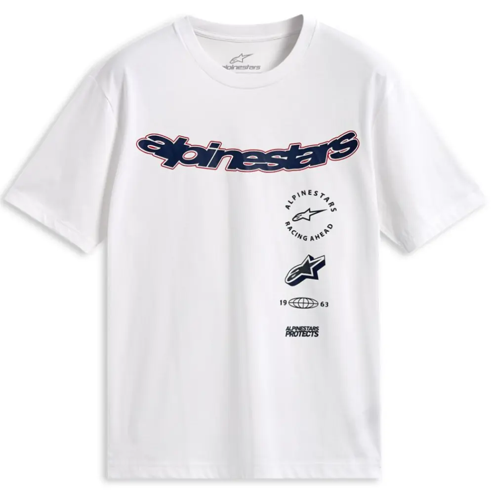 ALPINESTARS (CASUALS) - TEE SS CSF ABUS WHITE 2XL - 303025458