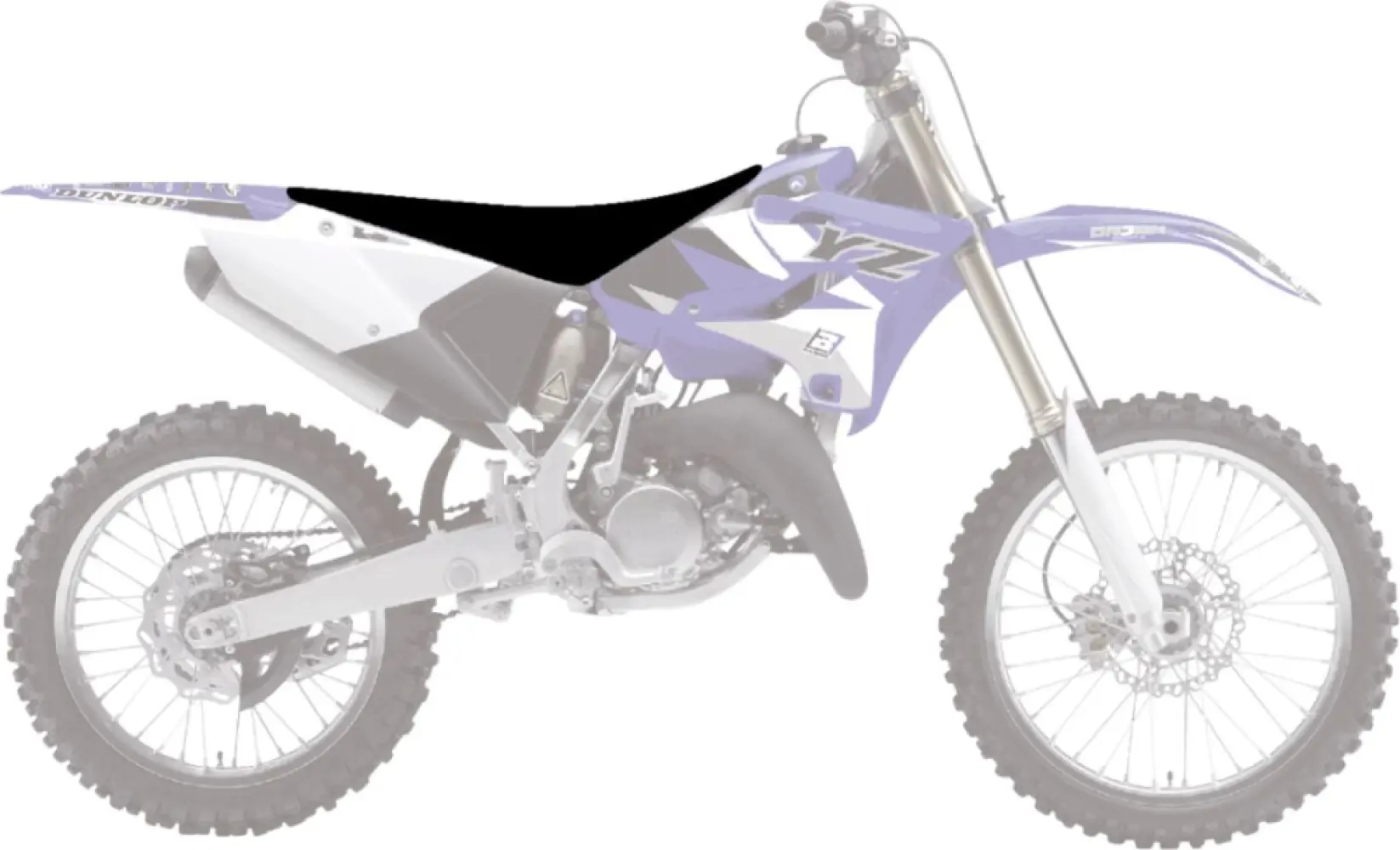 BLACKBIRD RACING - SEATCOVER PYR YZ BK - 08212406