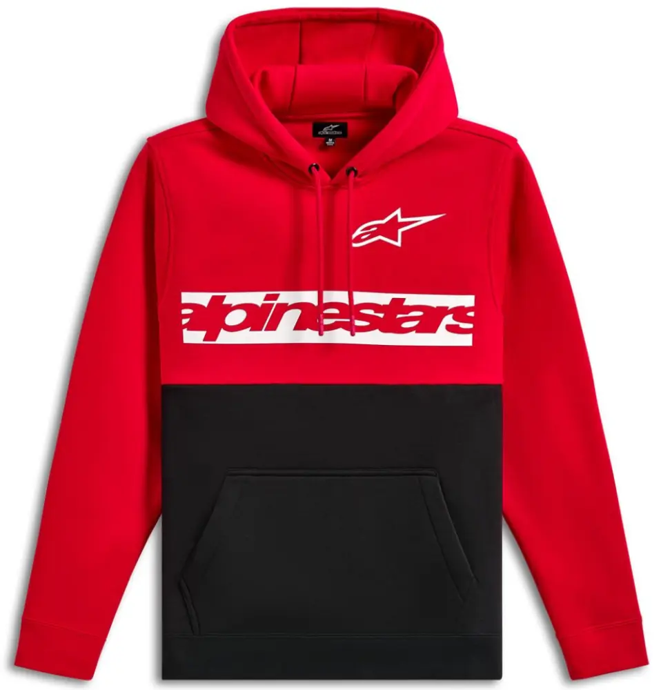 ALPINESTARS (CASUALS) - HOODIE PO PARALLEL RED/BLACK 2 - 30507338