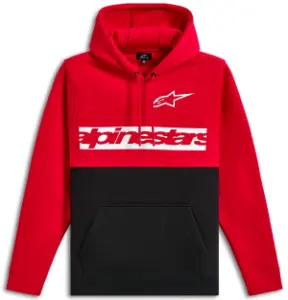 ALPINESTARS (CASUALS) - HOODIE PO PARALLEL RED/BLACK 2 - 30507338