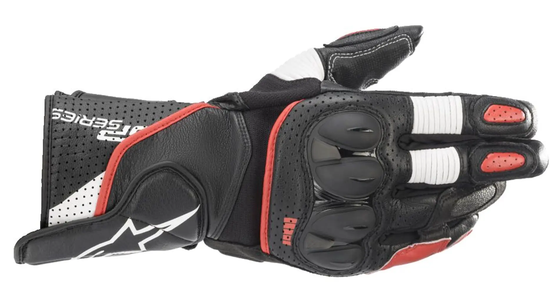 ALPINESTARS (ROAD) - GLOVE SP-2 V3 BLK/W/RD L - 33013985