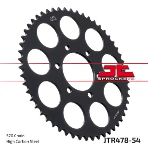 JT SPROCKETS - SPROCKET REAR 54T 520 - 12102838