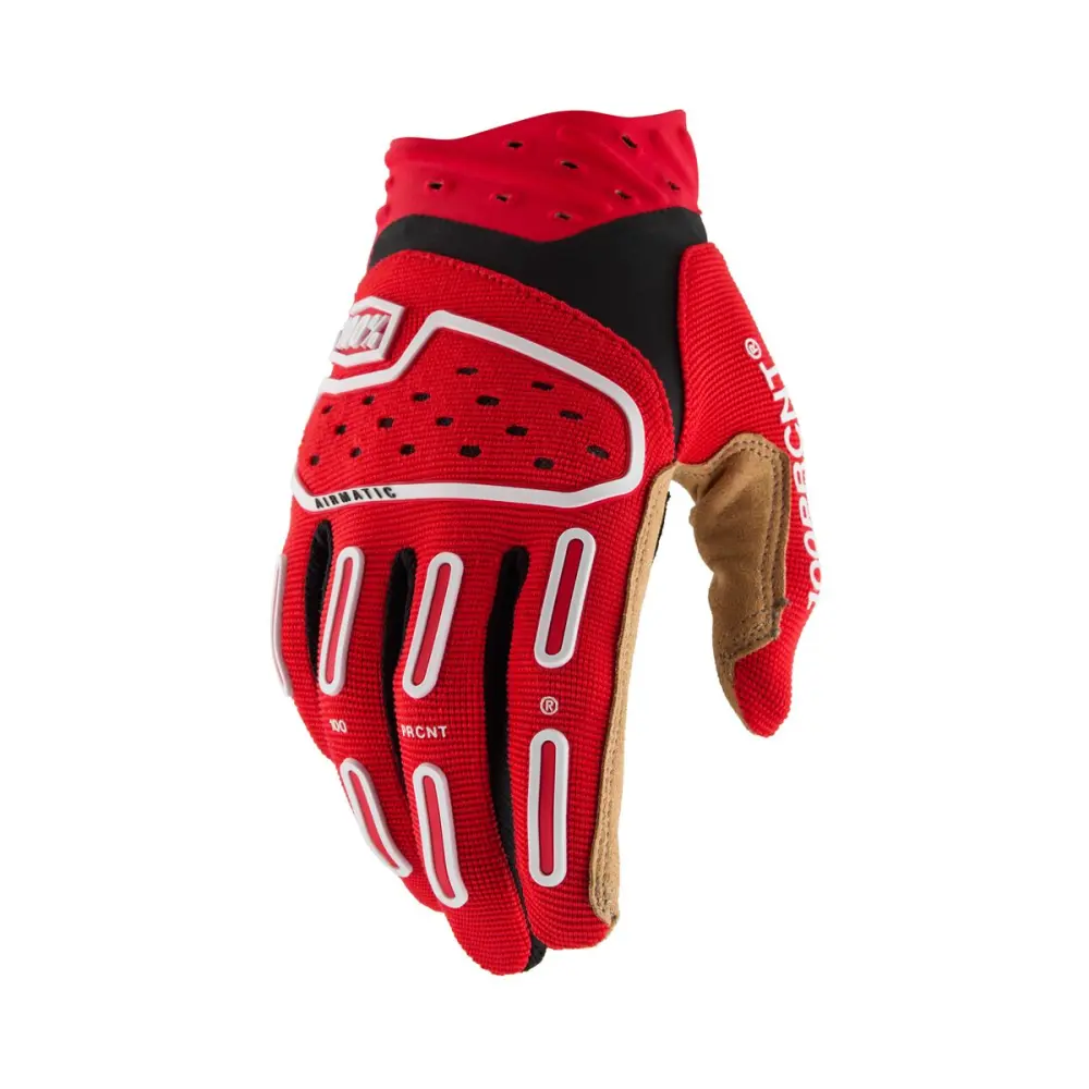100% - GLOVES AIRMATIC RED/BLACK - L - 33308619