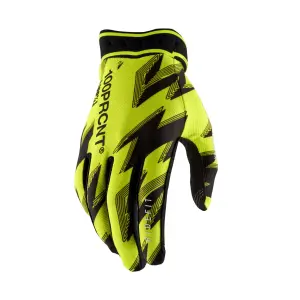100% - GLOVES RIDEFIT FLO YELLOW/BLAC - 33308687