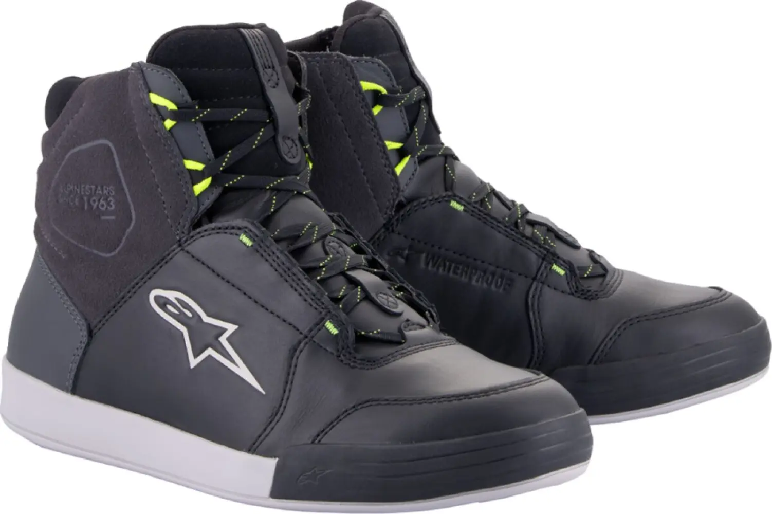 ALPINESTARS (ROAD) - SHOE CHROME BLK/GY/YL 10 - 34053171