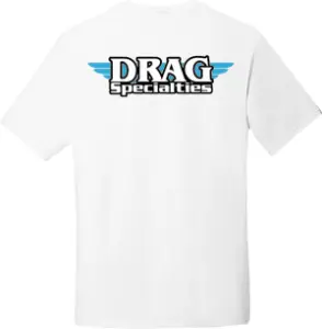 DRAG SPECIALTIES - T-SHIRT DRAG WHT M - 303023618
