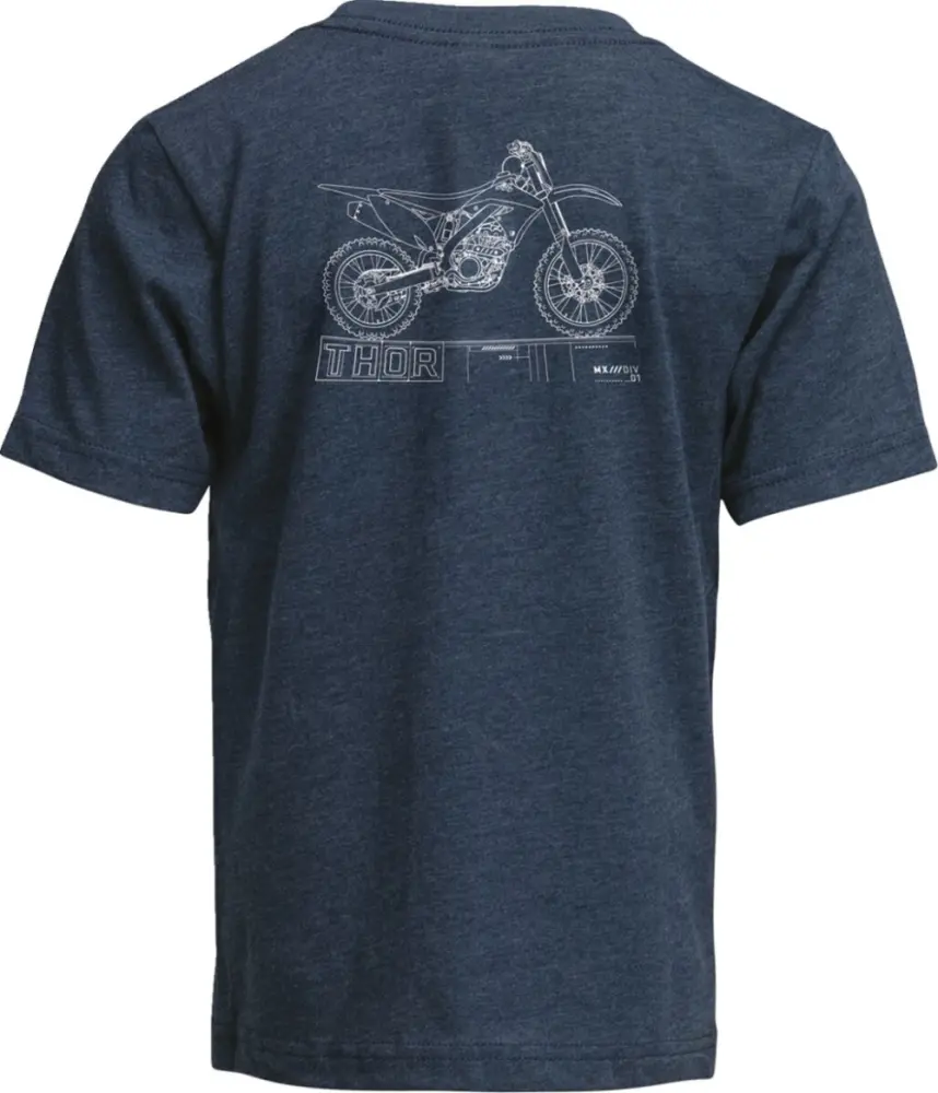 THOR - TEE YTH BLUEPRINT NAVY SM - 30323872